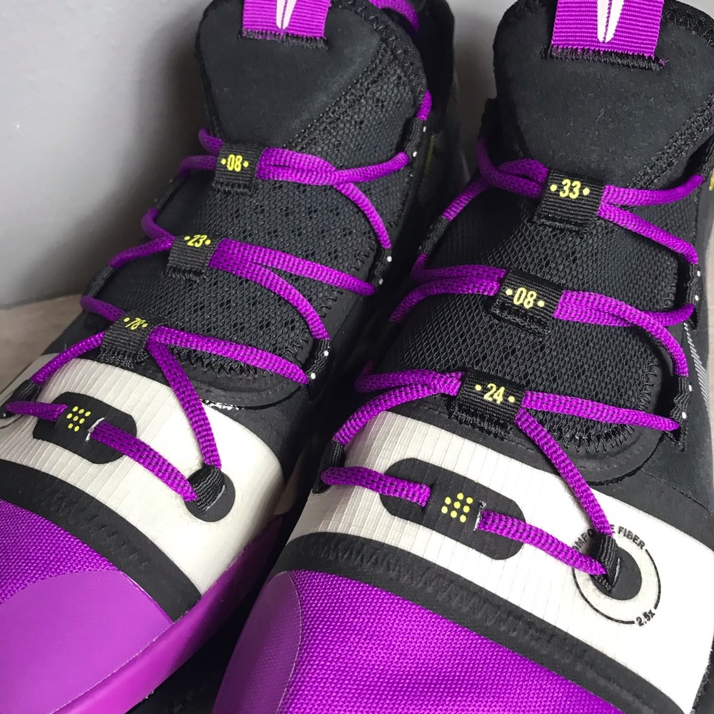 NWT Nike Kobe AD Vivid Purple & Black Size 12 - Picture 4 of 6